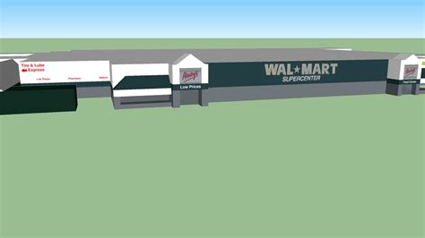 Walmart Supercenter on 2203 A Ave W Oskaloosa IA | 3D Warehouse