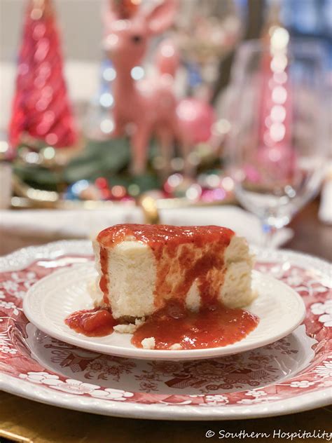 Homemade Italian Cheesecake - Southern Hospitality