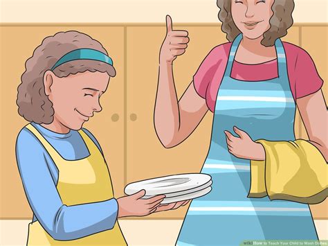 put dishes  clipart