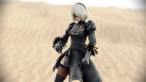 MMD NieR Automata 2B Sand Planet WQHD 60fps by jdo667 on DeviantArt