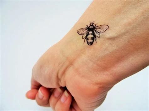 Vintage Bee Temporary Tattoo set of 6 - Etsy | Trendy tattoos, Bee tattoo, Tattoos for women