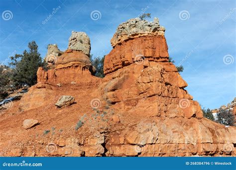 Red Canyon Hoodoos in Dixie National Forest, Utah, the United States Stock Photo - Image of ...