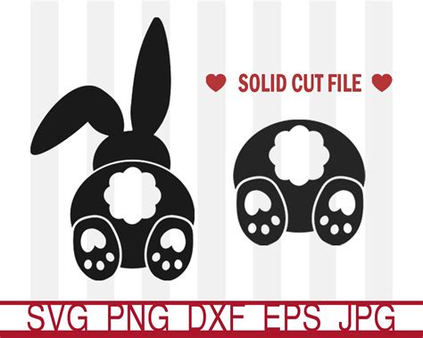 Bunny Bum Svg Bunny Butt Svg Easter Bunny Svg Bunny Tail - Etsy Canada