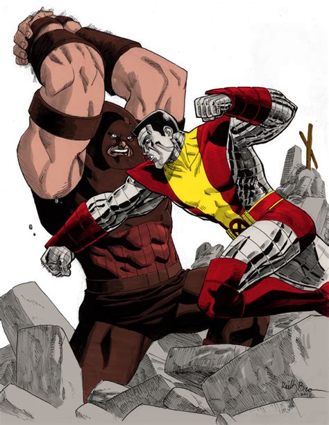 Juggernaut vs Colossus by ReillyBrown by TheRandomizedGuy on DeviantArt