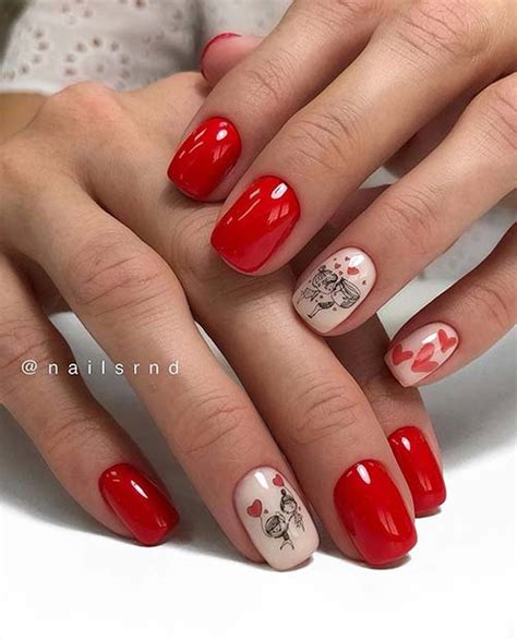 41 Pretty Ways to Wear Red Nails – StayGlam
