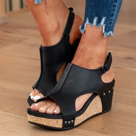 Amazon.com: Wedge Sandals for Women, Womens Espadrilles Wedges Low Heel