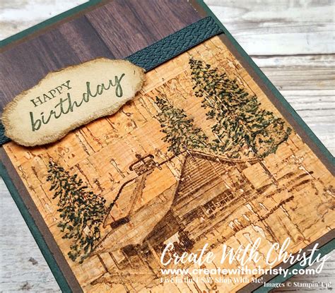 Quick & Easy Masculine Birthday Card - Stamping on Cork [Create With ...