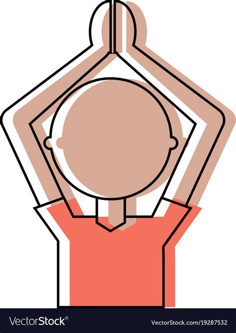 man  arms  royalty  vector image vectorstock