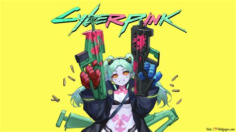 Rebecca guns from Cyberpunk: Edgerunners netflix anime 8K wallpaper