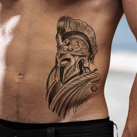 Spartan Helmet Tattoo Shoulder