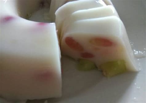 Resep Puding buah susu oleh Lya Nurliana - Cookpad