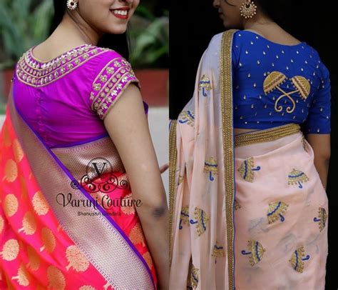 25+ Latest Party Wear Saree Blouse Designs – [ New 2023 Models] | Crazy ...