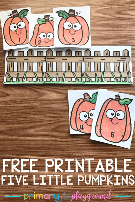 Printable Five Little Pumpkins Poem - Printable Word Searches