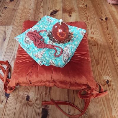 Chair Cushions With Ties/ Round Chair Seat Cushion/chair Pad With Ties ...