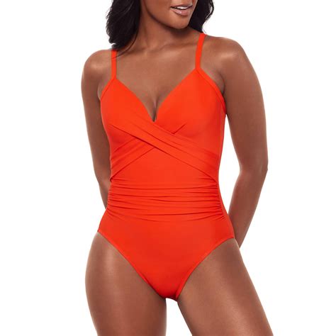Underwire shaping one-piece swimsuit Captivate Miraclesuit Rock Solid