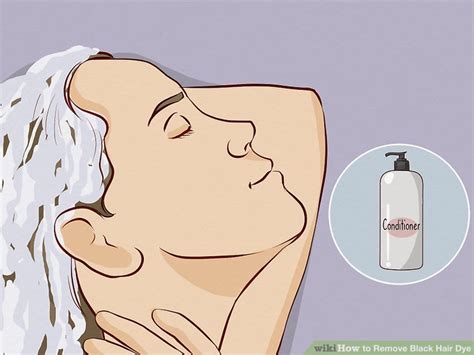 dyed hair black how to remove