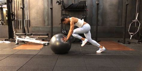 Stability Ball Ab Workout | POPSUGAR Fitness