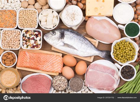 sources protein healthy diet fish meat dairy legumes