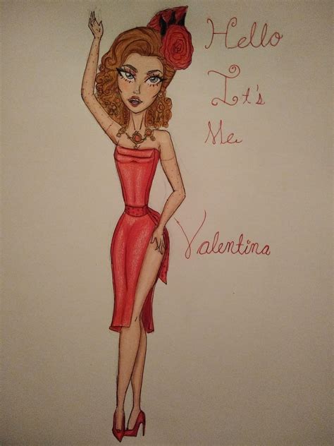 I drew Valentina 🌹 : r/rupaulsdragrace