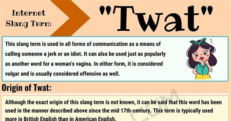 Twat Meaning: What Does this Internet Slang Term "twat" Mean? • 7ESL