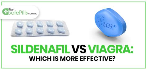 Sildenafil vs Viagra: Which is more effective?