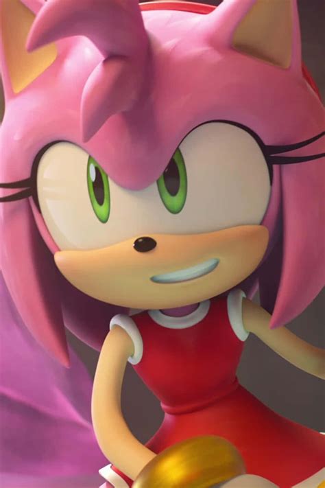 Download Pink Hedgehog Character Sonic Series Wallpaper | Wallpapers.com
