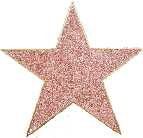 Download Transparent Hollywood Star Png - Walk Of Fame Star Png ...