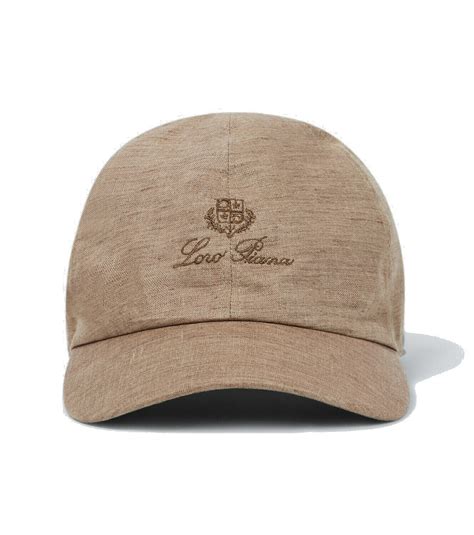 Loro Piana Baseball S linen cap Loro Piana