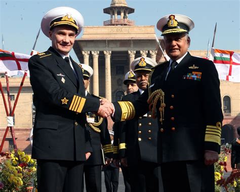 Asian Defence News: Russian Admiral Vladimir Sergeevich Vysotskiy in India