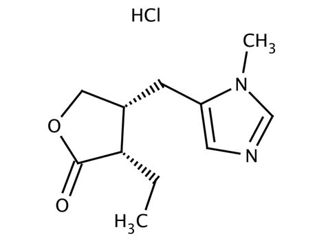 Purchase )-Pilocarpine hydrochloride [54-71-7] online • Catalog • Molekula Group