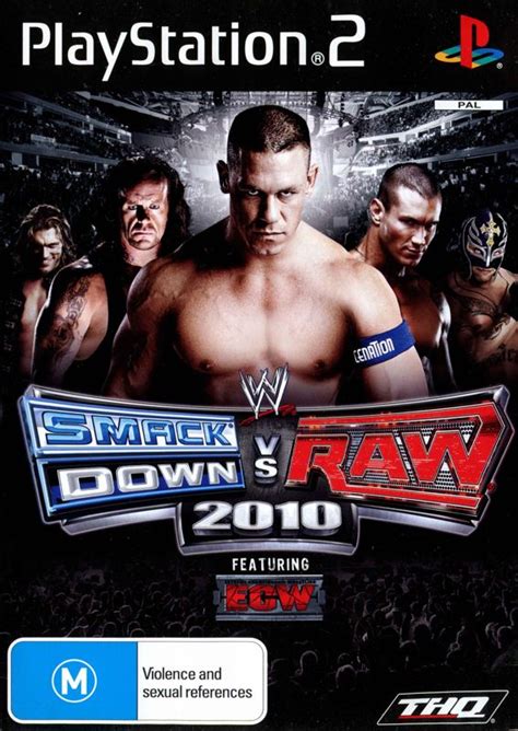 WWE Smackdown vs. Raw 2010 (2009) PlayStation 2 box cover art - MobyGames