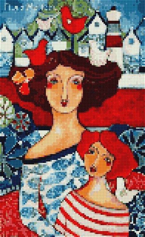 Épinglé par maria pia sur ricami | Point de croix, Croix