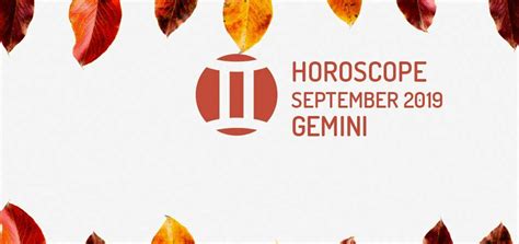 gemini horoscope  september  wemystic