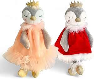 amazoncom eliela toys   princess penguin stuffed animal