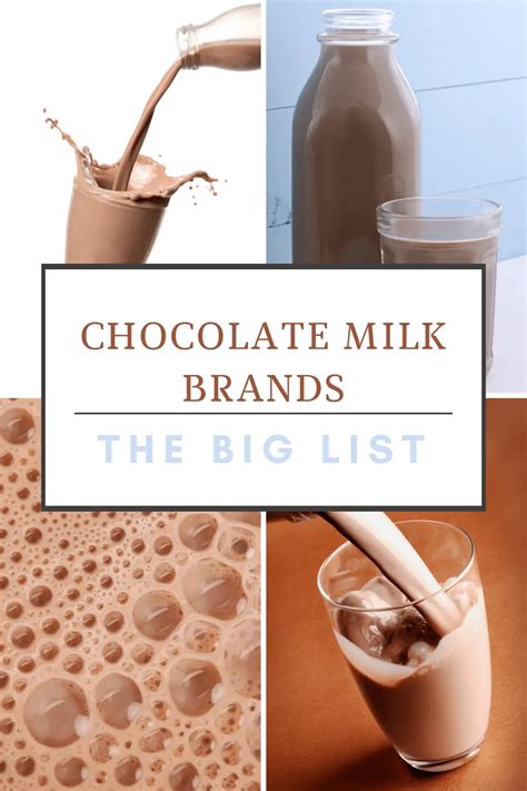 Chocolate Milk Brands - A List Of Brands