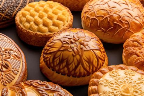 Premium AI Image | Closeup of artisanal pastry with intricate design ...