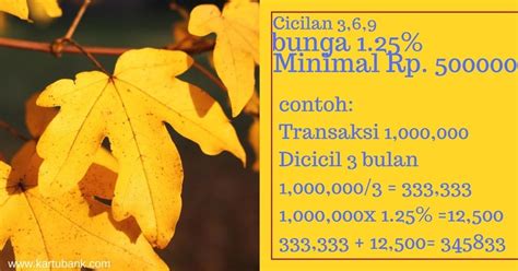 merubah transaksi kartu kredit bca jadi cicilan kartu bank