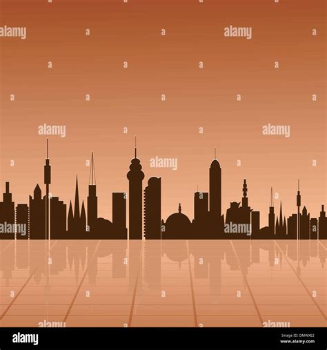 City at dawn. vector Stock Vector Image & Art - Alamy