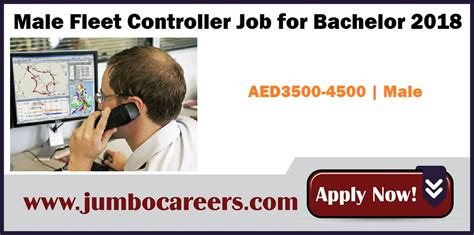 fleet controller jobs  dubai  bachelors april