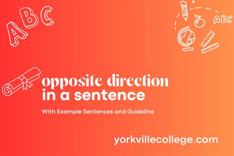 direction   sentence easy examples