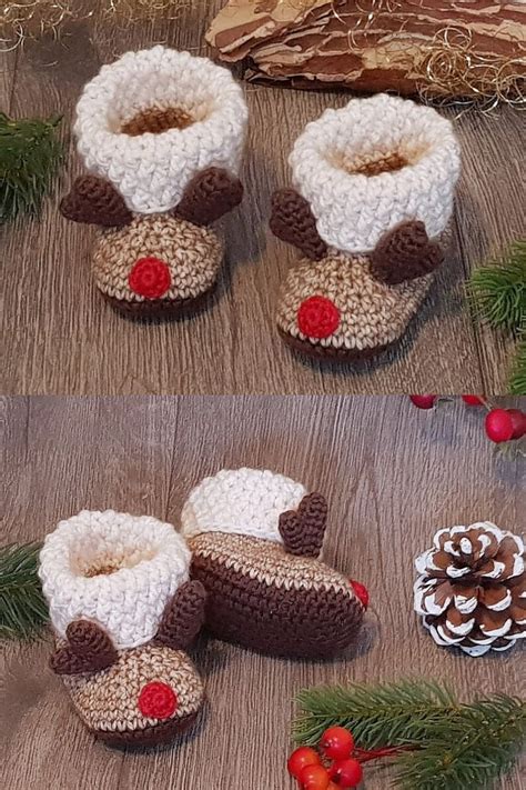 Crochet Animal Baby Booties