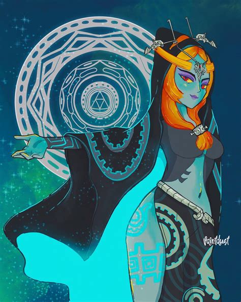 [TP] Midna fan art by Paintdust, who is a friend of mine, absolutely