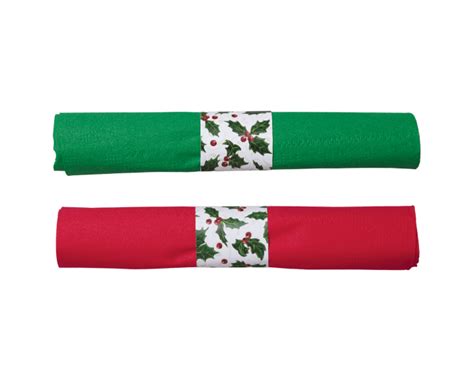 solid color caterwrap napkin rolled cutlery hoffmaster