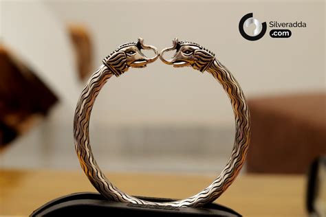 sterling silver kada silver custom handmade bangle  kada sterling