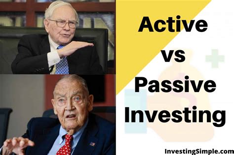 Active vs Passive Investing: Strategies From the Greatest Investors ...