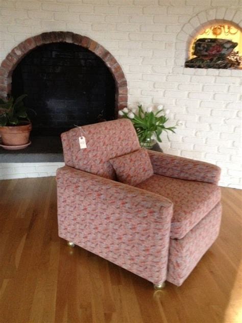 Mid century modern recliner chair original fabric – Haute Juice