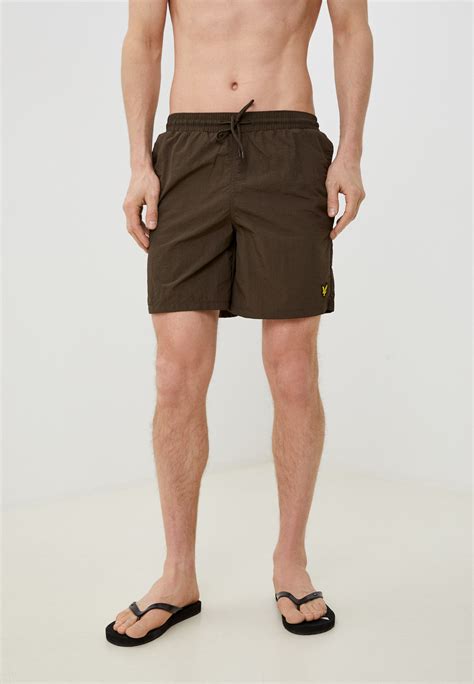 Шорты для плавания Lyle & Scott Plain Swimshort, цвет: хаки ...