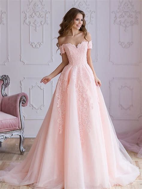 Pink Colored Wedding Dresses