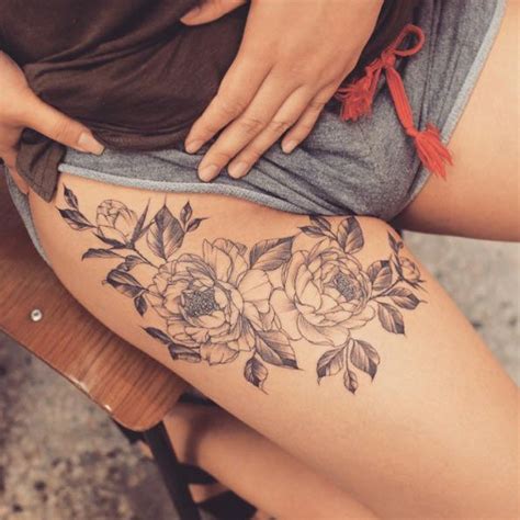 Tatuagem Na Coxa Frente Feminina