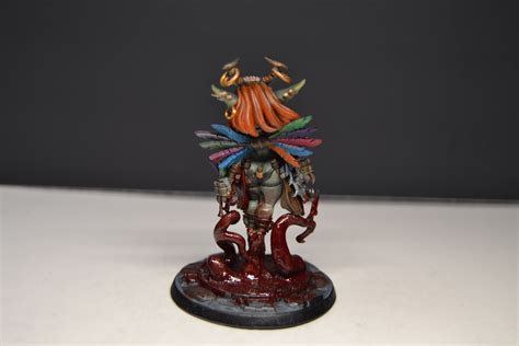 3D Printable Magglubiyette, Goblin blood-goddess by Twin Goddess Miniatures